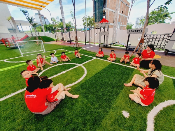 Trường mầm non VCN World chính thức đón bé đến trường