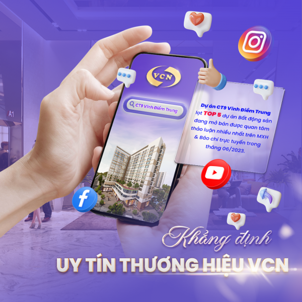 KHẲNG ĐỊNH VỊ THẾ THƯƠNG HIỆU BĐS VCN QUA THÀNH TÍCH NỔI BẬT