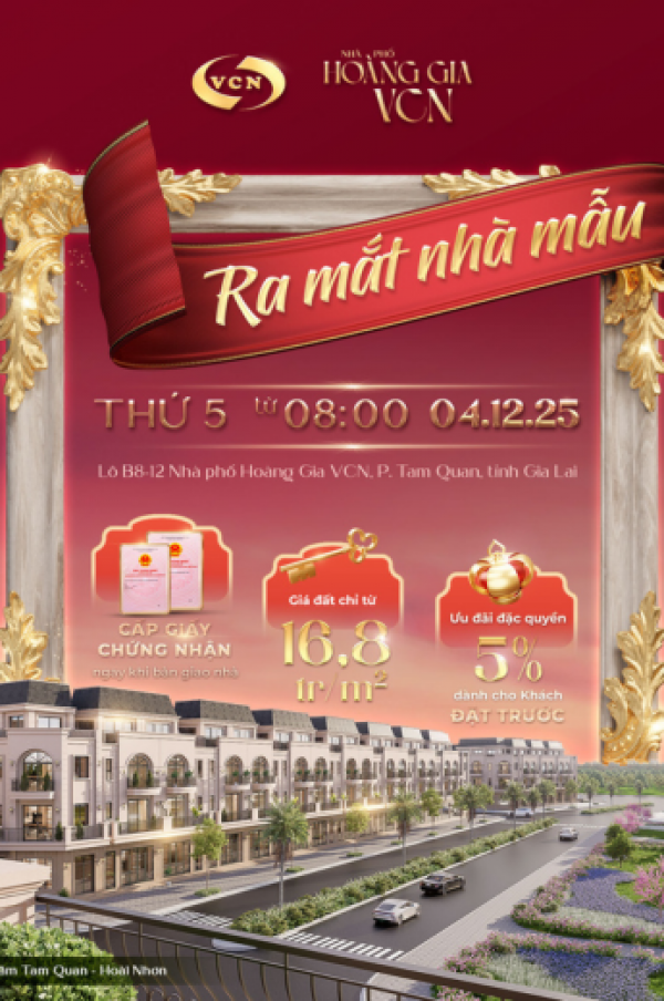 SỰ KIỆN RA MẮT NHÀ MẪU – NHÀ PHỐ HOÀNG GIA VCN