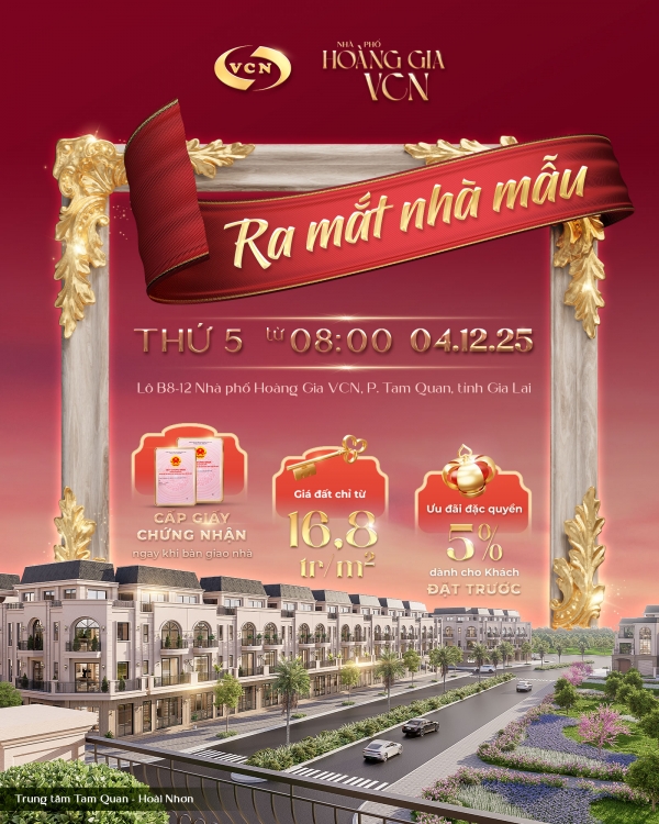 SỰ KIỆN RA MẮT NHÀ MẪU – NHÀ PHỐ HOÀNG GIA VCN