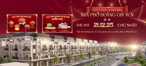 Thể lệ chương trình bốc thăm trúng thưởng Nhà phố Hoàng Gia VCN