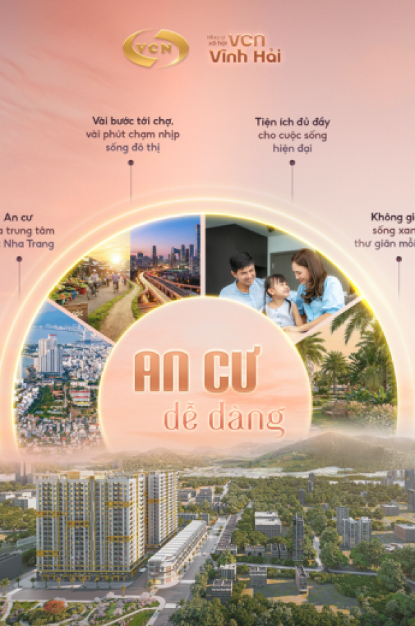 AN CƯ DỄ DÀNG – TIỆN ÍCH ĐỦ ĐẦY NGAY TRUNG TÂM BẮC NHA TRANG