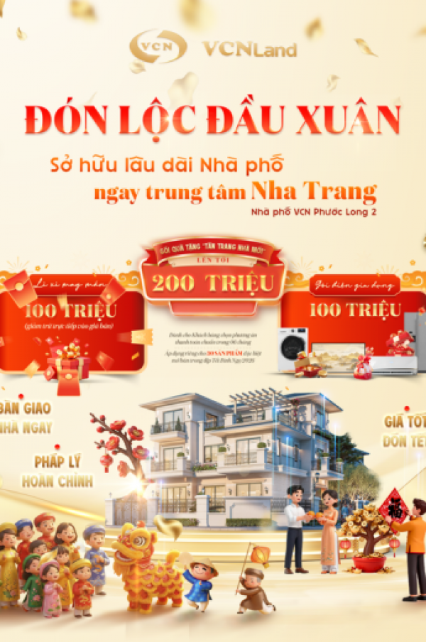Nhà phố VCN Phước Long 2 – Nhận nhà ngay, giá tốt mua nhà đón Tết 2026