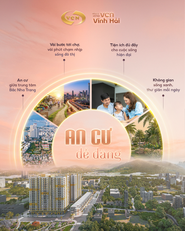 AN CƯ DỄ DÀNG – TIỆN ÍCH ĐỦ ĐẦY NGAY TRUNG TÂM BẮC NHA TRANG