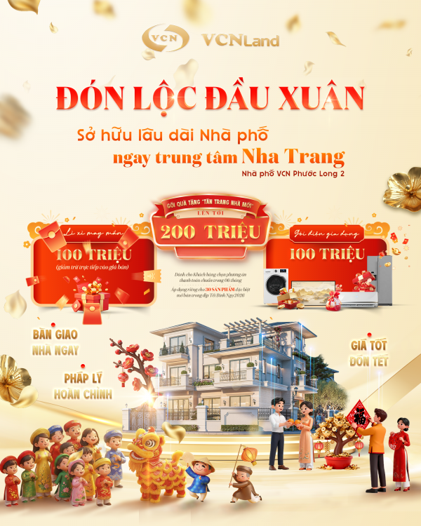 Nhà phố VCN Phước Long 2 – Nhận nhà ngay, giá tốt mua nhà đón Tết 2026