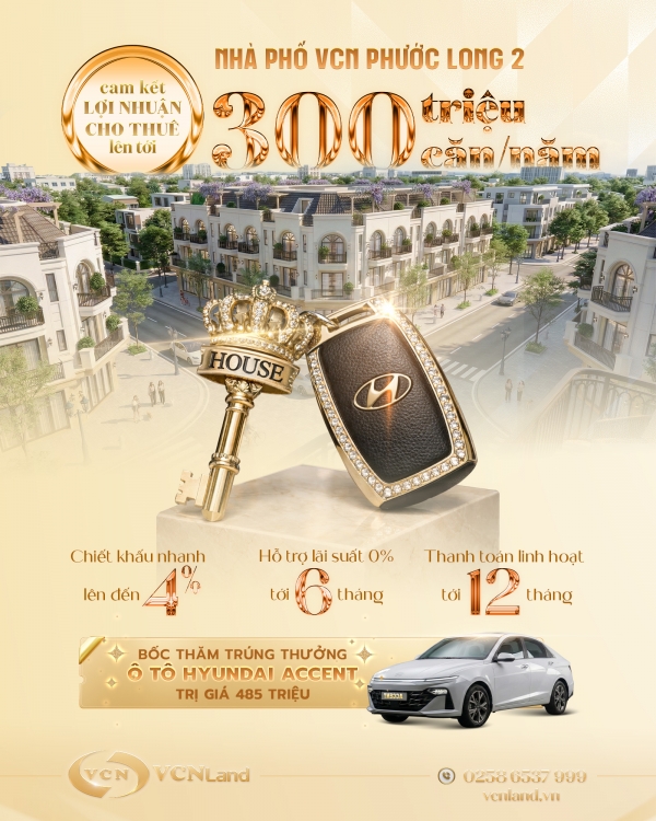 Nhà phố Nha Trang: Cơ hội sở hữu lâu dài tại Nhà phố VCN Phước Long 2 với lợi nhuận cho thuê hấp dẫn