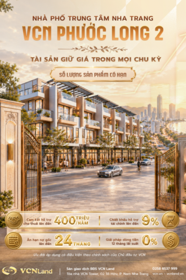 NHÀ PHỐ TRUNG TÂM NHA TRANG – TÀI SẢN GIỮ GIÁ TRONG MỌI CHU KỲ
