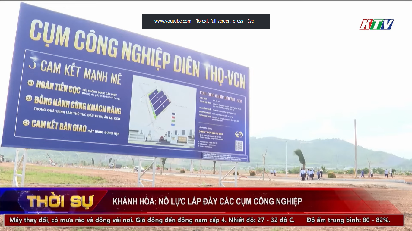 CỤM CÔNG NGHIỆP DIÊN THỌ VCN – SẴN SÀNG ĐÓN NHÀ ĐẦU TƯ