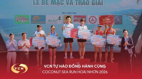 VCN TỰ HÀO ĐỒNG HÀNH CÙNG COCONUT SEA RUN HOÀI NHƠN 2026