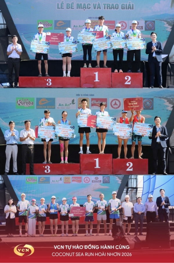 VCN TỰ HÀO ĐỒNG HÀNH CÙNG COCONUT SEA RUN HOÀI NHƠN 2026