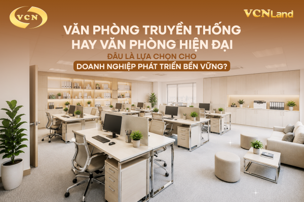 VĂN PHÒNG TRUYỀN THỐNG HAY VĂN PHÒNG HIỆN ĐẠI – ĐÂU LÀ LỰA CHỌN CHO DOANH NGHIỆP PHÁT TRIỂN BỀN VỮNG?
