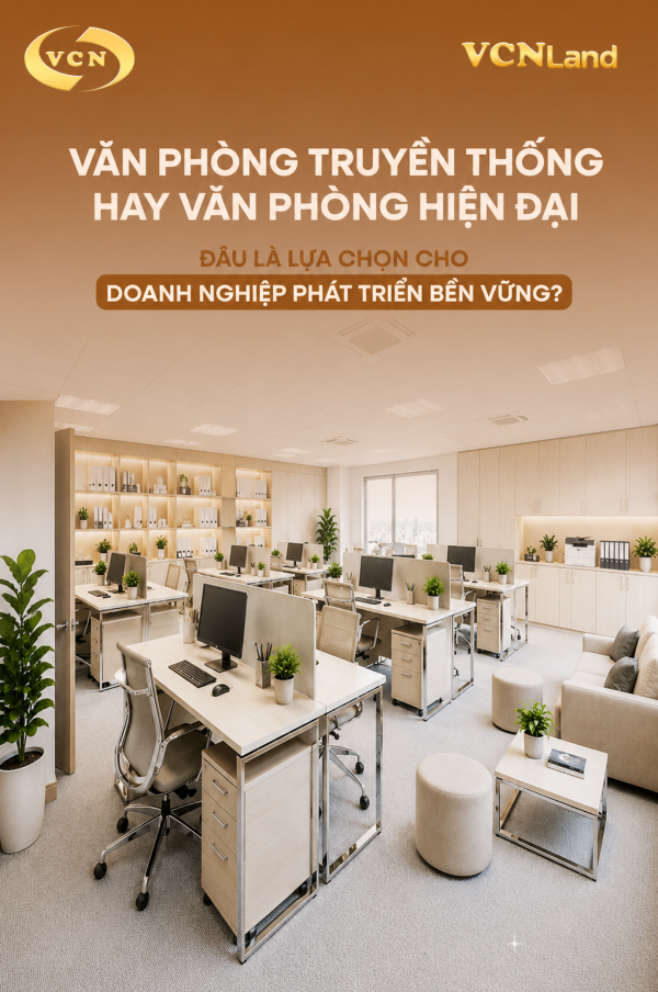 VĂN PHÒNG TRUYỀN THỐNG HAY VĂN PHÒNG HIỆN ĐẠI – ĐÂU LÀ LỰA CHỌN CHO DOANH NGHIỆP PHÁT TRIỂN BỀN VỮNG?