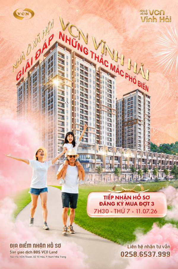 GIẢI ĐÁP NHỮNG THẮC MẮC PHỔ BIẾN VỀ NHÀ Ở XÃ HỘI VCN VĨNH HẢI
