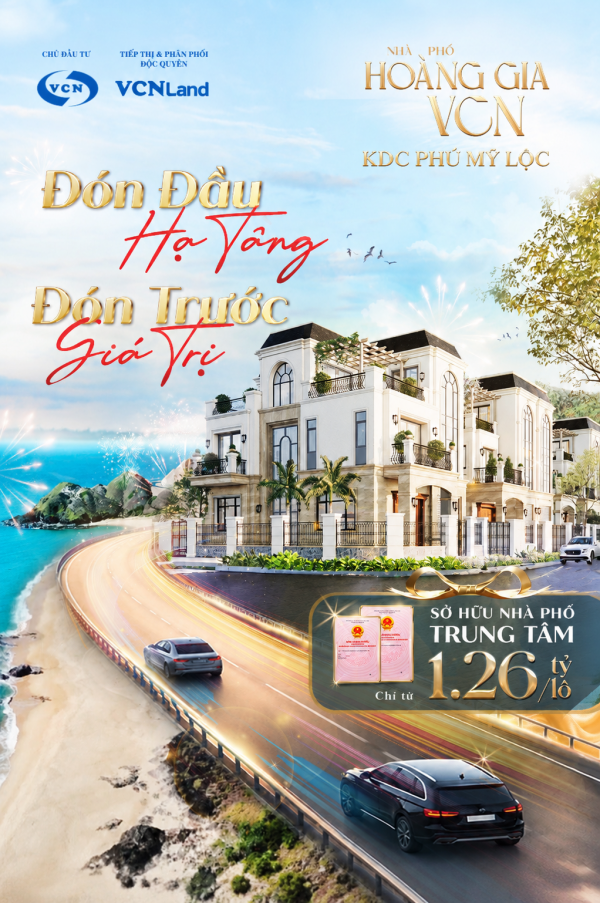 NHÀ PHỐ HOÀNG GIA VCN: TÂM ĐIỂM KẾT NỐI – ĐÓN NHỊP PHÁT TRIỂN MỚI