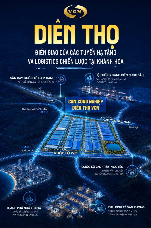 DIÊN THỌ – ĐIỂM GIAO CỦA CÁC TUYẾN HẠ TẦNG VÀ LOGISTICS CHIẾN LƯỢC TẠI KHÁNH HÒA