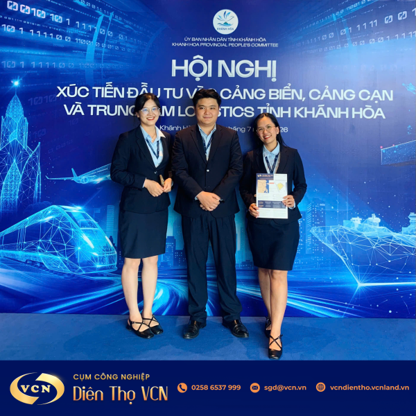 VCN THAM GIA HỘI NGHỊ XÚC TIẾN ĐẦU TƯ CẢNG BIỂN, CẢNG CẠN VÀ TRUNG TÂM LOGISTICS – GIỚI THIỆU CỤM CÔNG NGHIỆP DIÊN THỌ VCN ĐẾN CỘNG ĐỒNG DOANH NGHIỆP