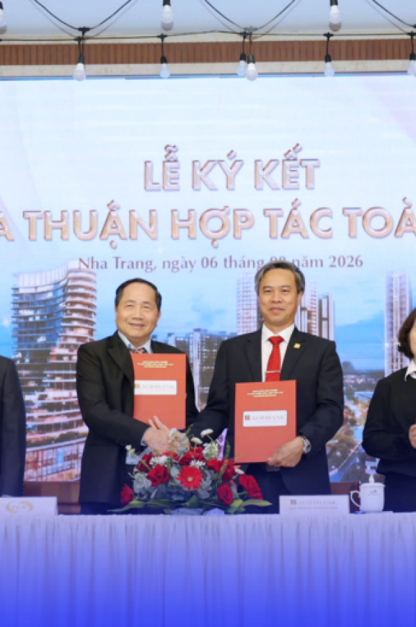 VCN & AGRIBANK KHÁNH HÒA CHÍNH THỨC KÝ KẾT HỢP TÁC TOÀN DIỆN TĂNG CƯỜNG NGUỒN LỰC TÀI CHÍNH – ĐỒNG HÀNH TRIỂN KHAI DỰ ÁN NHÀ Ở XÃ HỘI VCN VĨNH HẢI