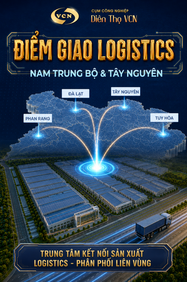CỤM CÔNG NGHIỆP DIÊN THỌ – TRUNG TÂM LOGISTICS MỚI CỦA NAM TRUNG BỘ VÀ TÂY NGUYÊN