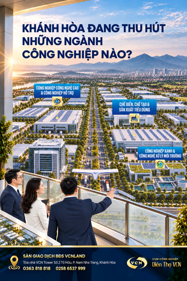 KHÁNH HÒA ĐANG THU HÚT NHỮNG NGÀNH CÔNG NGHIỆP NÀO?