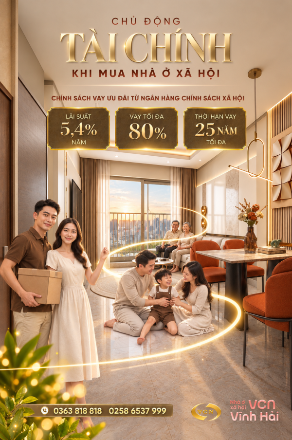 CHỦ ĐỘNG TÀI CHÍNH - AN TÂM SỞ HỮU NHÀ Ở XÃ HỘI