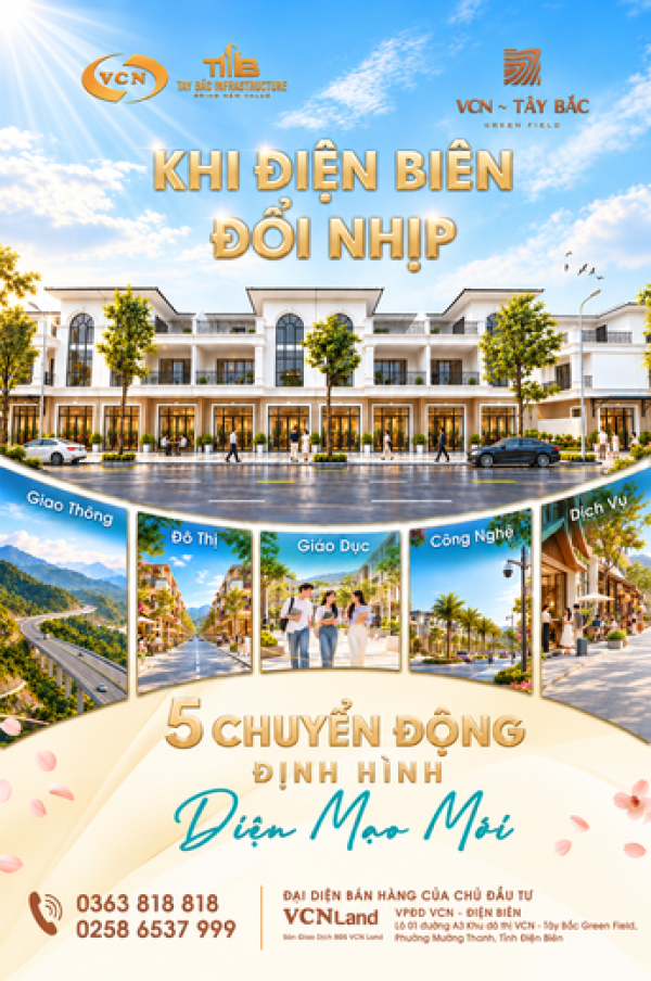 ĐIỆN BIÊN ĐỔI NHỊP PHÁT TRIỂN: 5 ĐỘNG LỰC ĐỊNH HÌNH DIỆN MẠO ĐÔ THỊ MỚI
