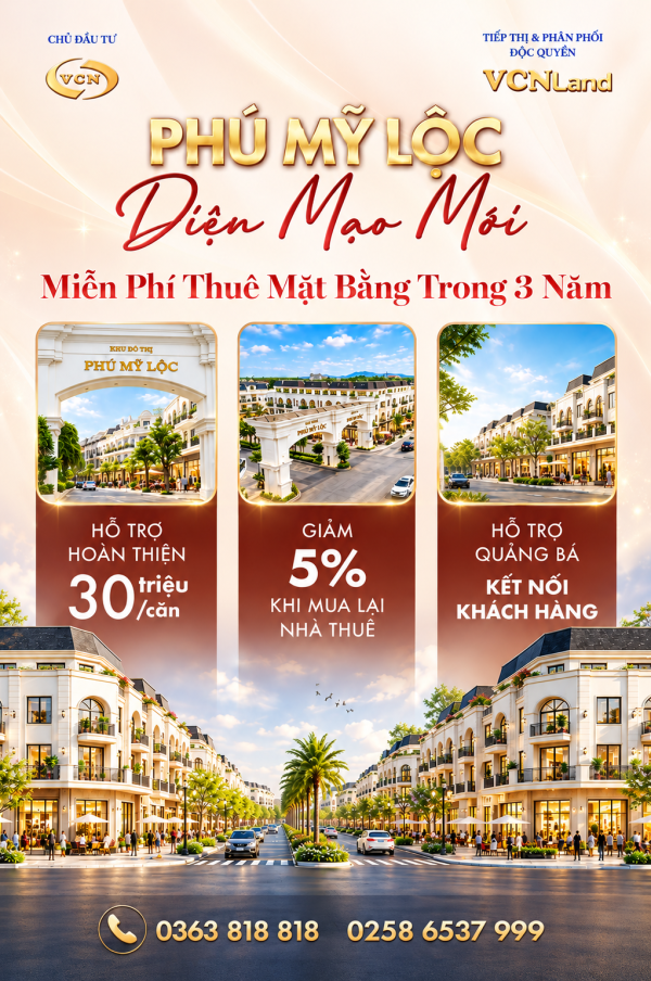 THUÊ MẶT BẰNG TẠI TRUNG TÂM TAM QUAN – MỞ LỐI CƠ HỘI KINH DOANH TẠI PHÚ MỸ LỘC